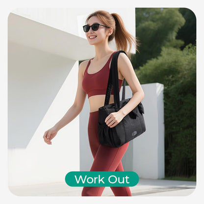 【NEW IN】BAGSMART Crush Bow Compact Tote Bag for Women-13"Laptop Friendly Lightweight Puffy Handbag with Cute Bow & Multiple Compartments for Travel Work Beach Gym Tiktokshopfalldealsforyou