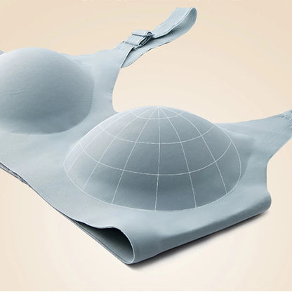 Experience Comfort and Elegance with Our Women's Seamless Deep V Wireless Bra - Perfect for Everyday Wear!